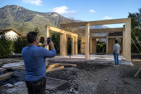 Construction maison ossature bois Montbonnot-Saint-Martin