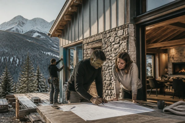 Rénovation chalet Alpe-d'Huez